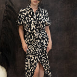 UPTOWN WRAP DRESS