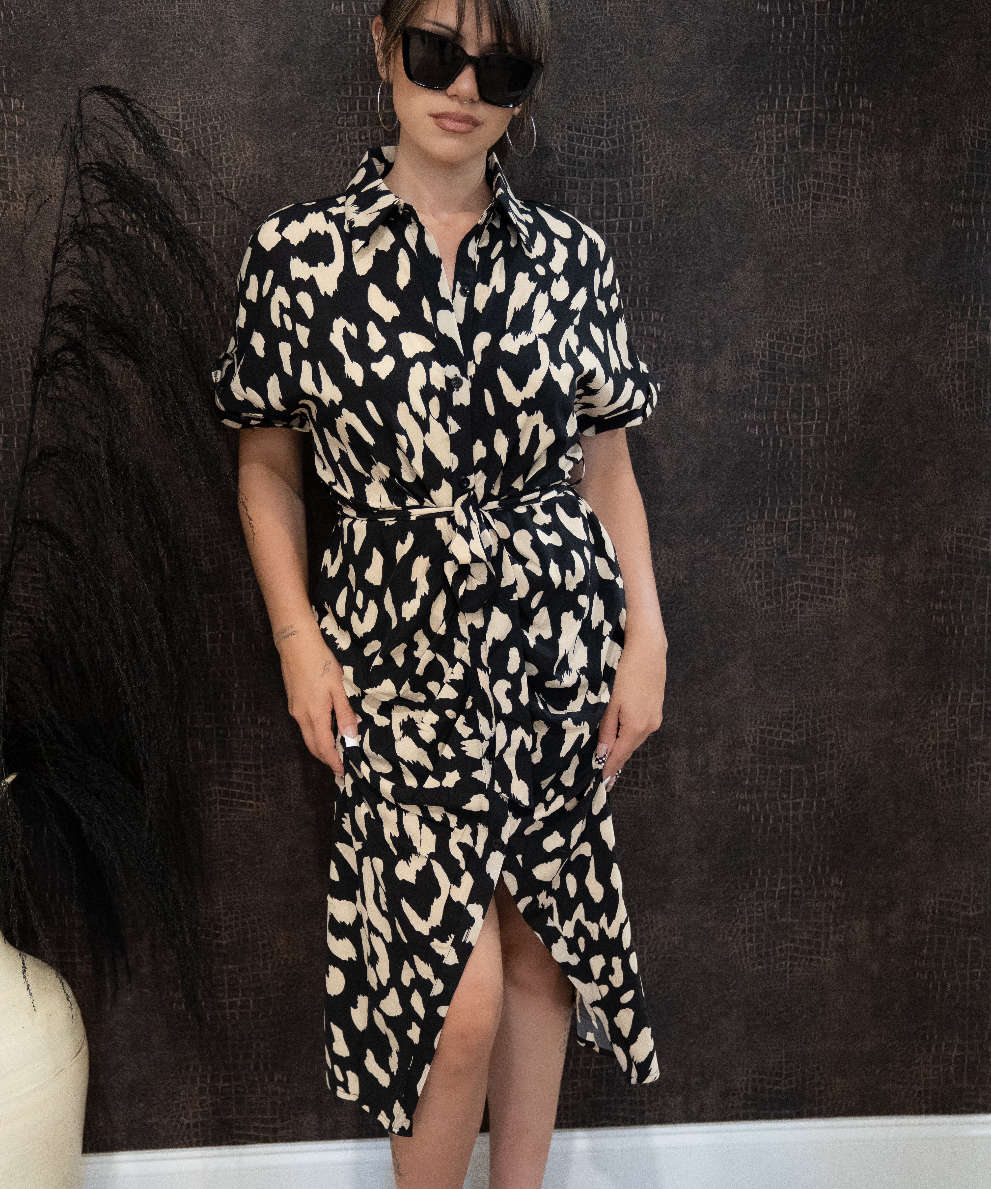 UPTOWN WRAP DRESS