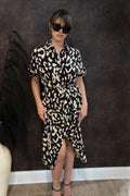 UPTOWN WRAP DRESS