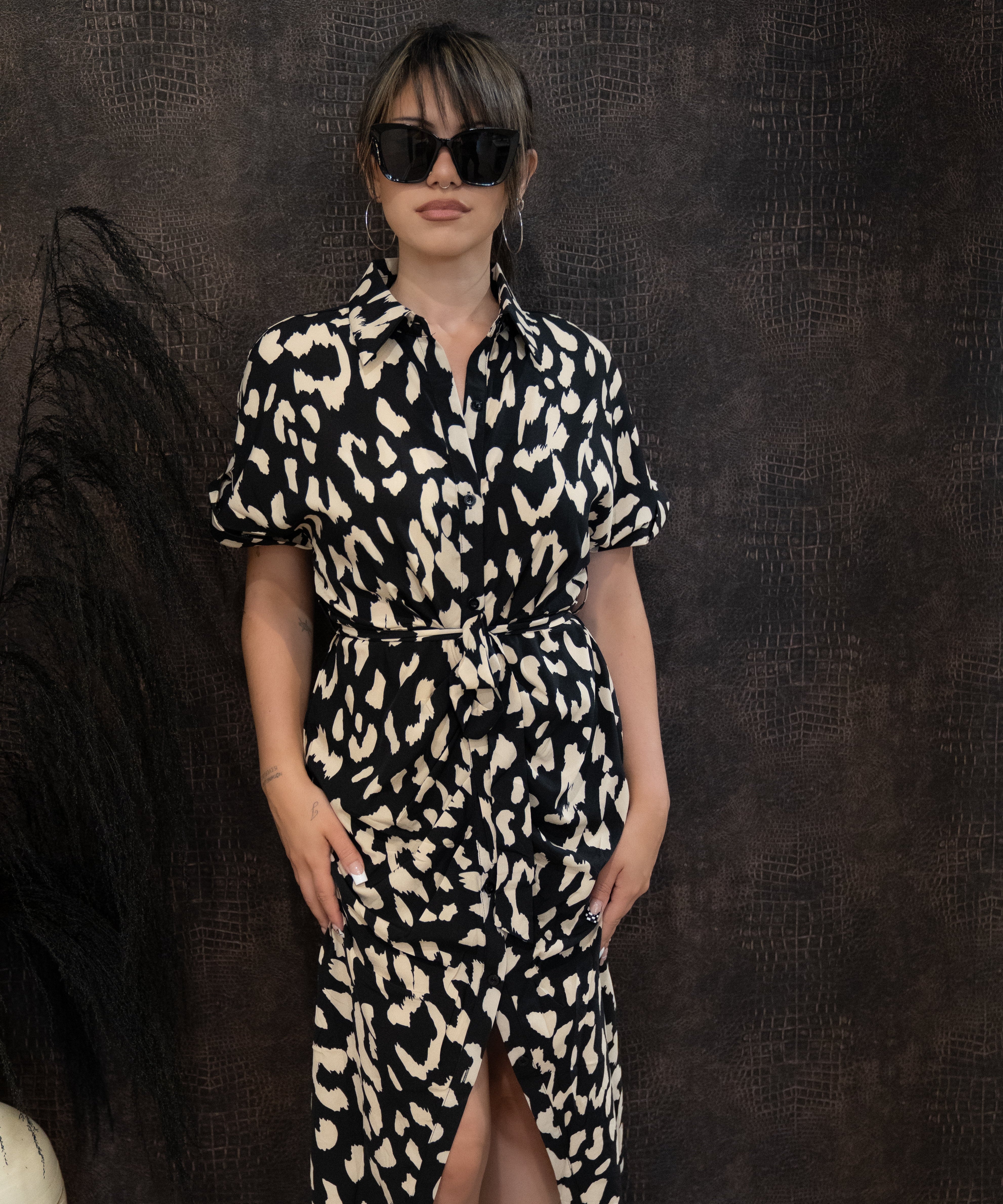 UPTOWN WRAP DRESS