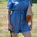 AUTUMN BLUES ROMPER