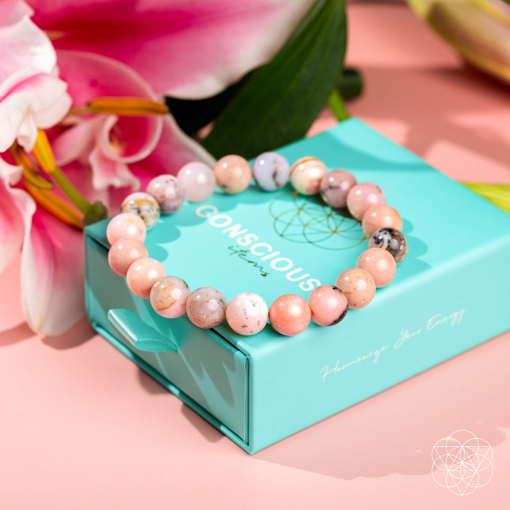 Repair My Heart - The Peruvian Pink Opal Bracelet