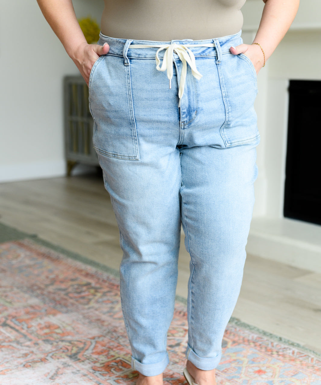 Cooper High Rise Vintage Denim Jogger