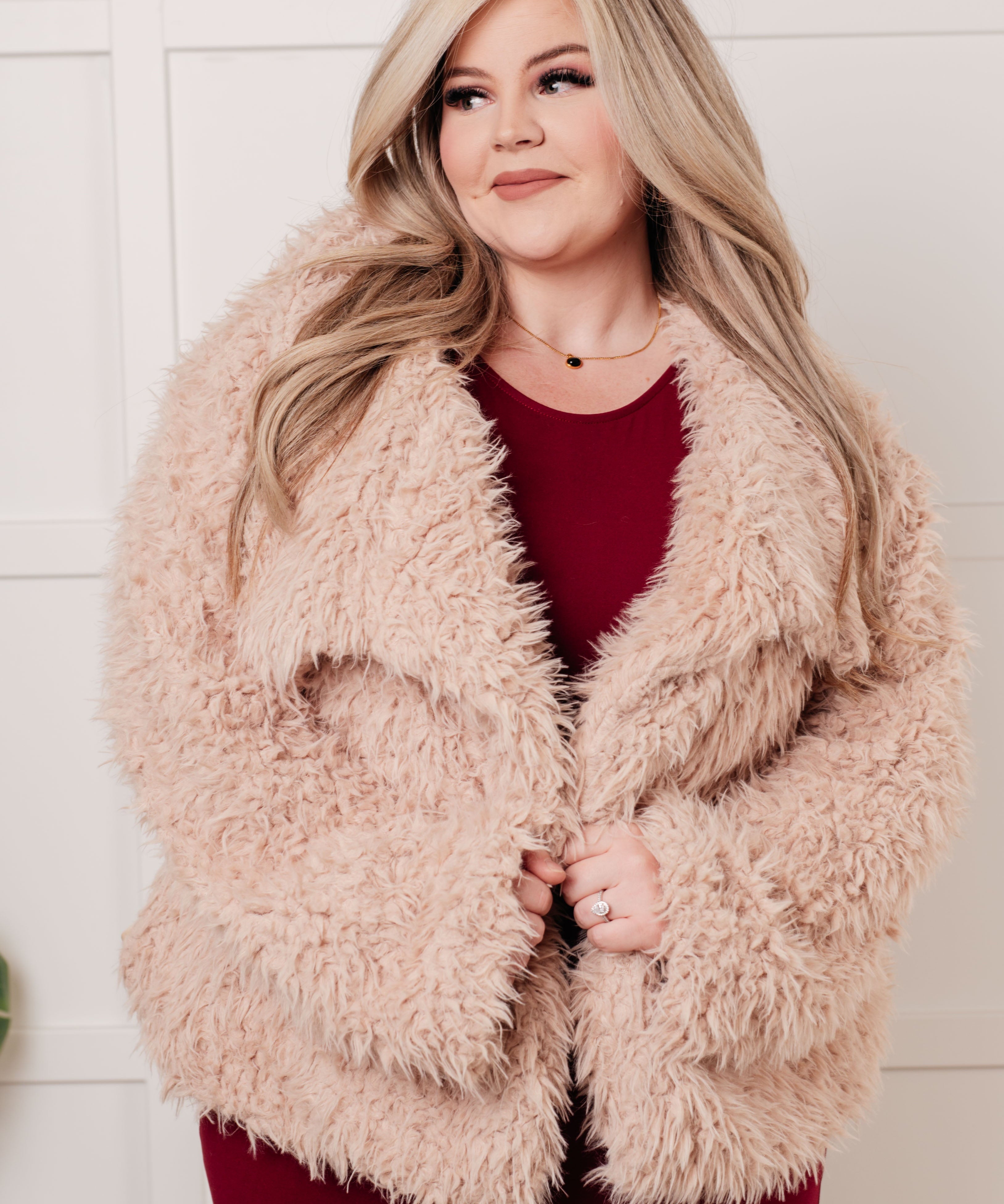 Disco Queen Faux Fur Coat