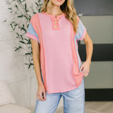 Don't Stop Til' You Get Enough Color Block Top