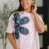 Exactly My Type Paisley Floral Applique Top