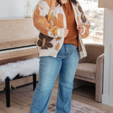 Lotta Love Knitted Sweater Top in Rust