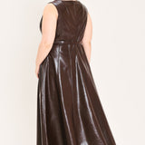 Dark Truffle Faux Midi