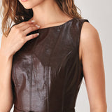 Dark Truffle Faux Midi