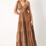 CALM BEAUTY WOVEN MAXI DRESS