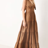 CALM BEAUTY WOVEN MAXI DRESS