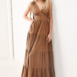 CALM BEAUTY WOVEN MAXI DRESS
