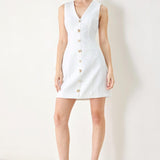 PURE GLAM WOVEN MINI DRESS