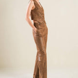 She's From Texas Faux Leather Vest