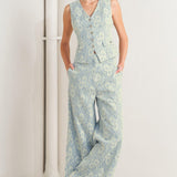 EASY ELEGANCE WOVEN LACE VEST