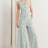 EASY ELEGANCE WOVEN LACE VEST