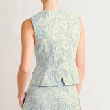 EASY ELEGANCE WOVEN LACE VEST