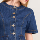 FOREVER STYLISH DENIM TOP