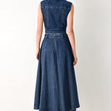 SWEET TALKER DENIM CROP VEST