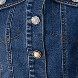 SWEET TALKER DENIM CROP VEST