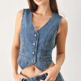 WESTERN MUSE DENIM VEST