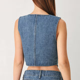 WESTERN MUSE DENIM VEST