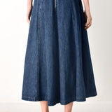 SWEET TALKER DENIM CIRCLE MIDI SKIRT