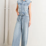 ON MY WAY DENIM JUMPSUIT