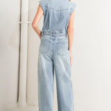ON MY WAY DENIM JUMPSUIT