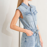 ON MY WAY DENIM JUMPSUIT