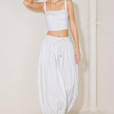 OCEAN BREEZE WOVEN BALLON PANTS
