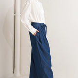 RELAXED TAILORED DENIM LOOSE FITTING PANTS