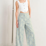 EASY ELEGANCE WOVEN LACE PANTS