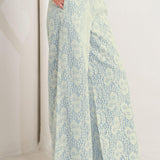 EASY ELEGANCE WOVEN LACE PANTS