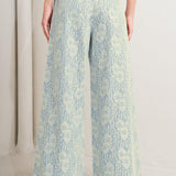 EASY ELEGANCE WOVEN LACE PANTS