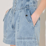 SUNLIT DENIM MOMENT SHORTS