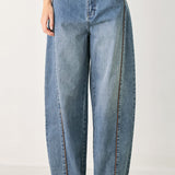 WESTERN MUSE DENIM BALLON PANTS