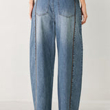 WESTERN MUSE DENIM BALLON PANTS