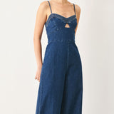 SWEET CHARM DENIM JUMPSUIT
