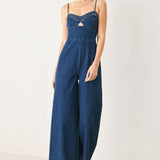 SWEET CHARM DENIM JUMPSUIT