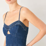 SWEET CHARM DENIM JUMPSUIT