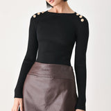 Rebel Romance Faux Leather Skort