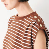 EVERYDAY COOL STRIP KNIT TOP