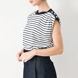 EVERYDAY COOL STRIP KNIT TOP