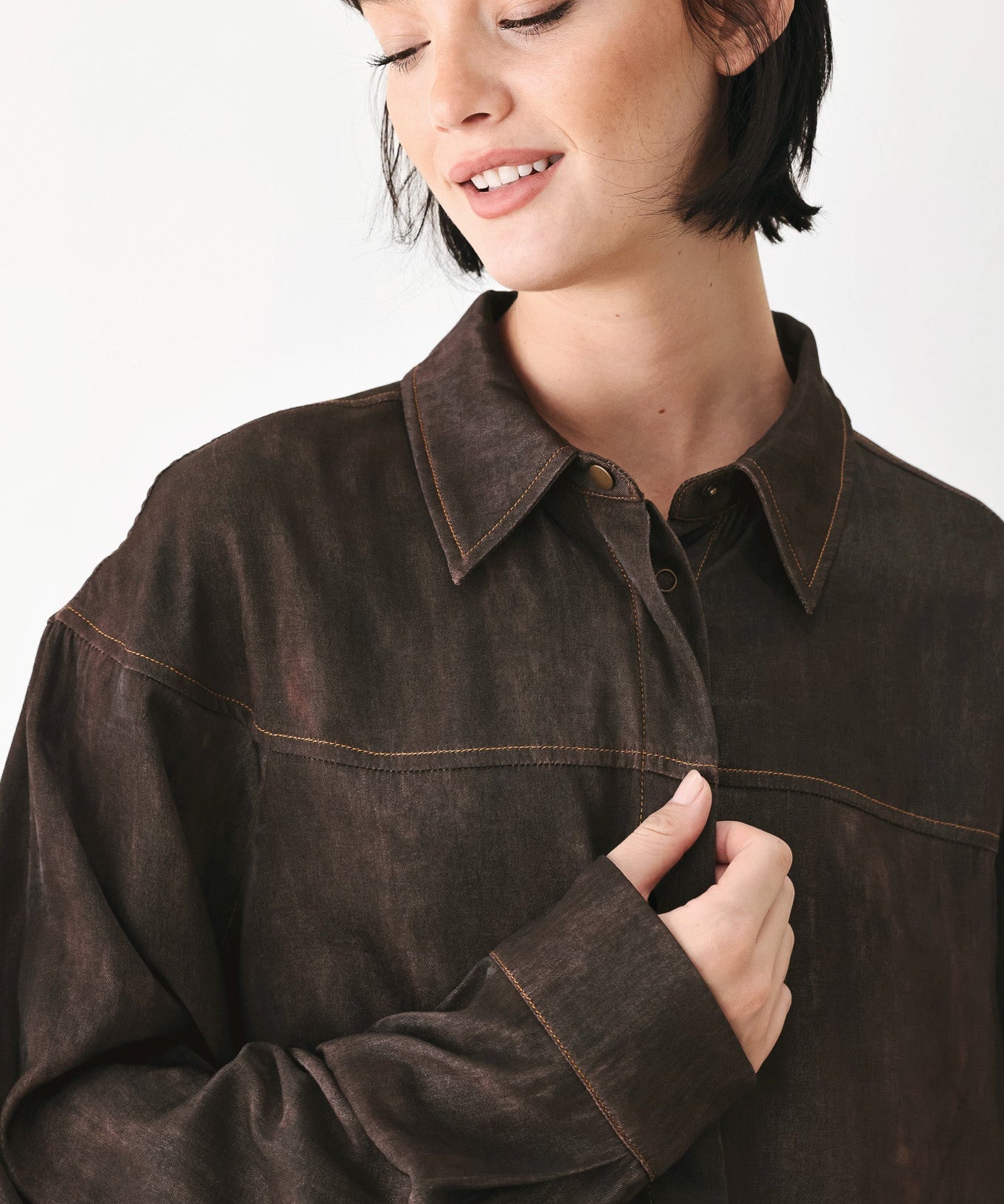 Sable Lounge Woven Top