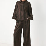Sable Lounge Woven Top