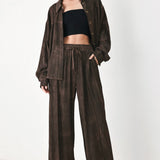 Sable Lounge Woven Top