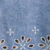 FLORAL LOVE DENIM TOP