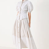 COASTAL LIGHT WOVEN TOP