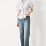 COASTAL LIGHT WOVEN TOP